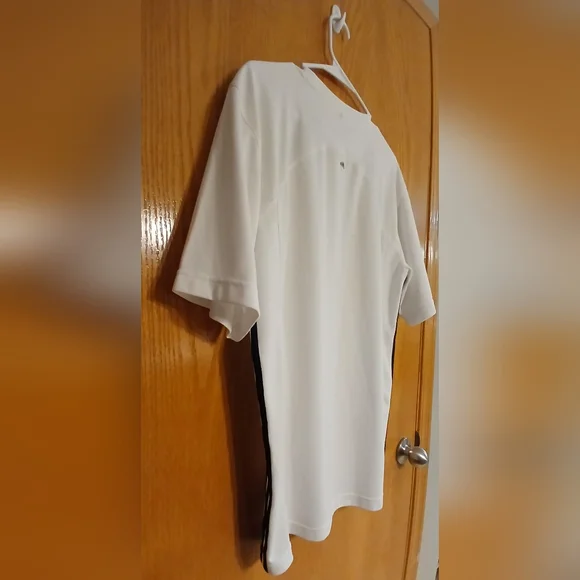 Adidas White and Black Short Sleeve Tee - Picture 9 of 13